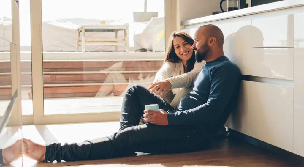 couple in house