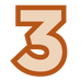 Orange number 3