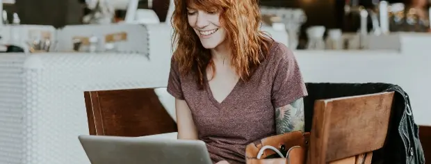 Woman on laptop