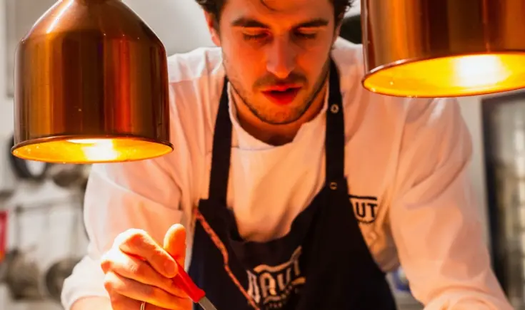 chef with apron